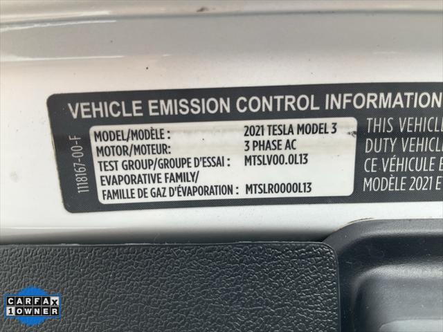 used 2021 Tesla Model 3 car, priced at $14,998