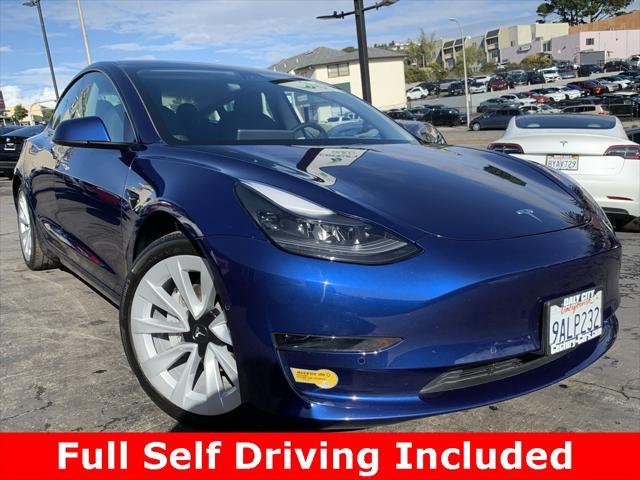 used 2021 Tesla Model 3 car, priced at $26,500