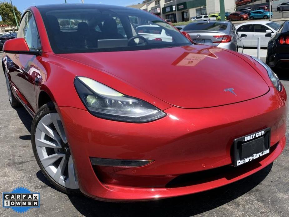 used 2022 Tesla Model 3 car, priced at $21,998