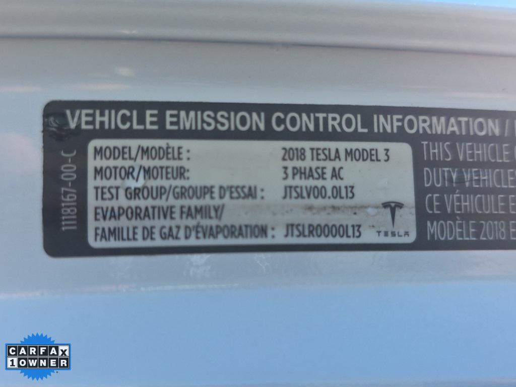 used 2018 Tesla Model 3 car, priced at $20,998
