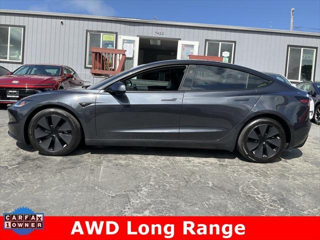 used 2024 Tesla Model 3 car, priced at $36,998