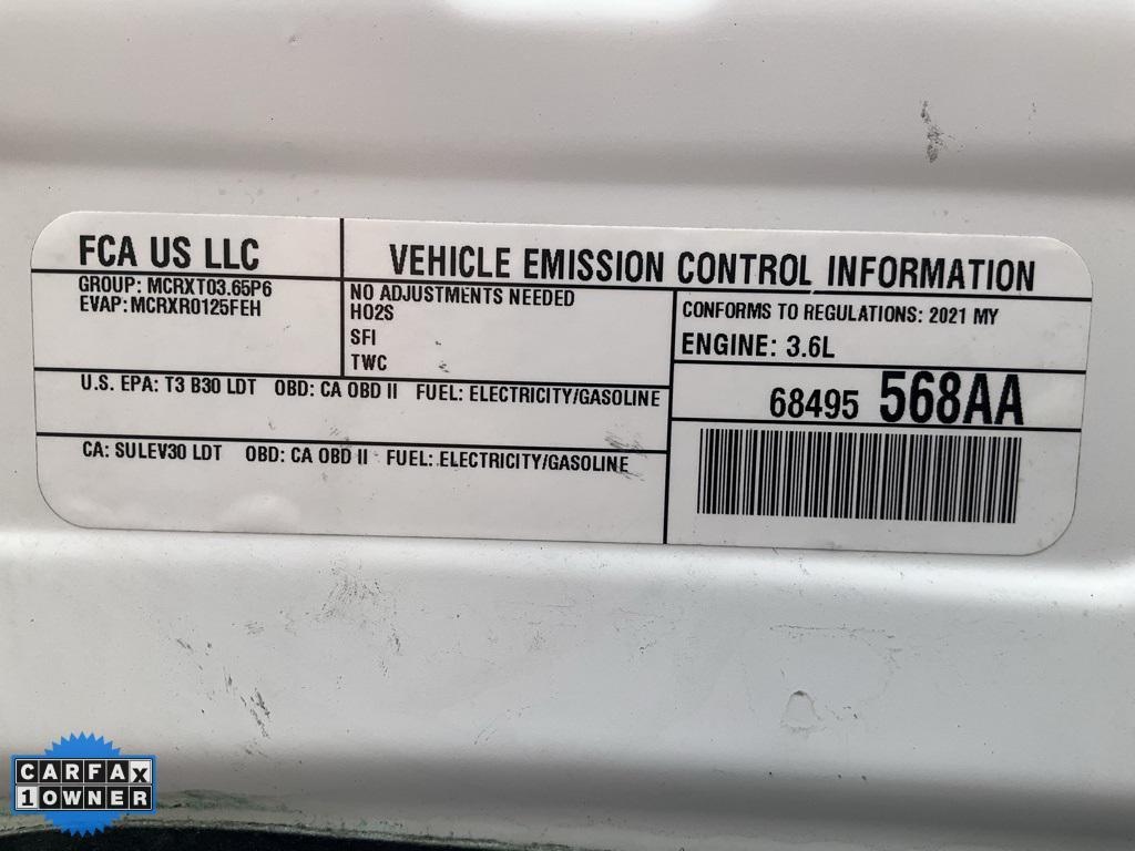 used 2021 Chrysler Pacifica Hybrid car, priced at $18,998
