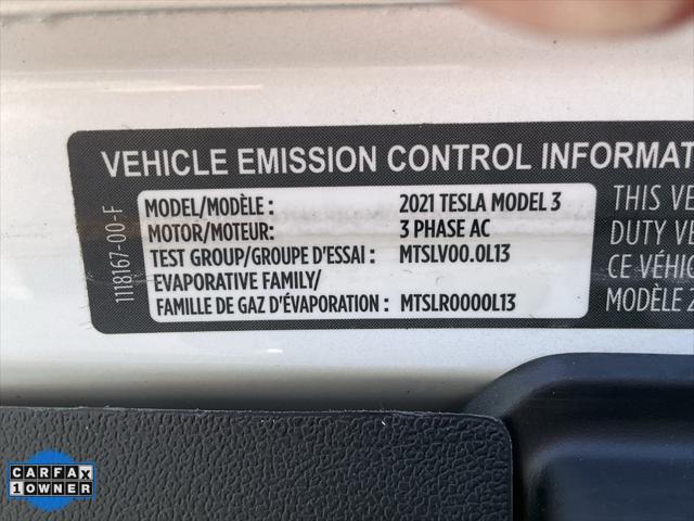used 2021 Tesla Model 3 car, priced at $20,998