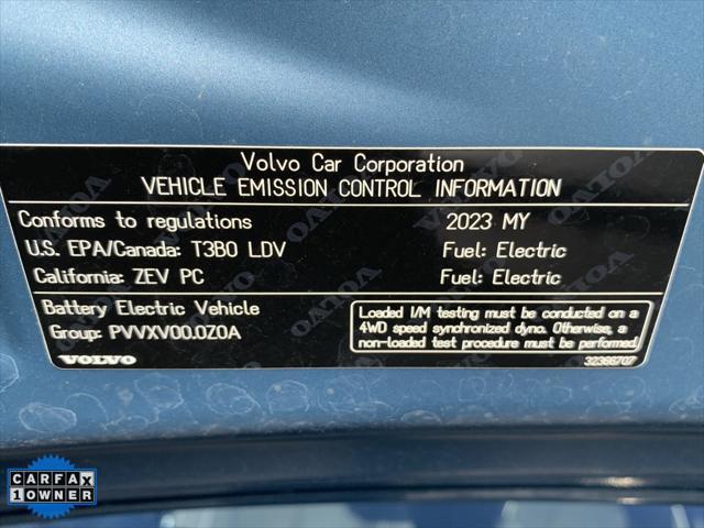 used 2023 Volvo C40 Recharge Pure Electric car, priced at $27,998