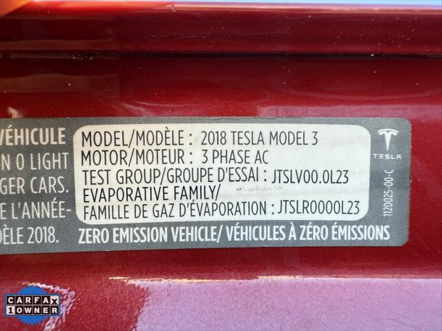 used 2018 Tesla Model 3 car, priced at $18,998