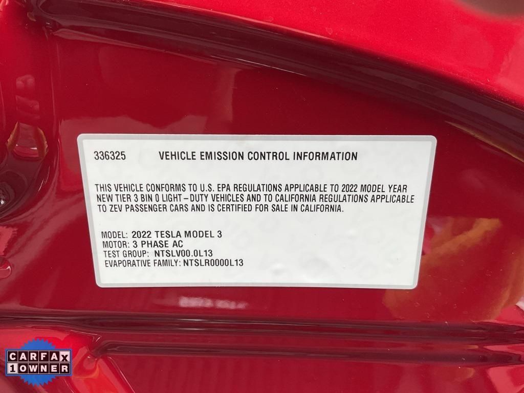 used 2022 Tesla Model 3 car, priced at $20,998