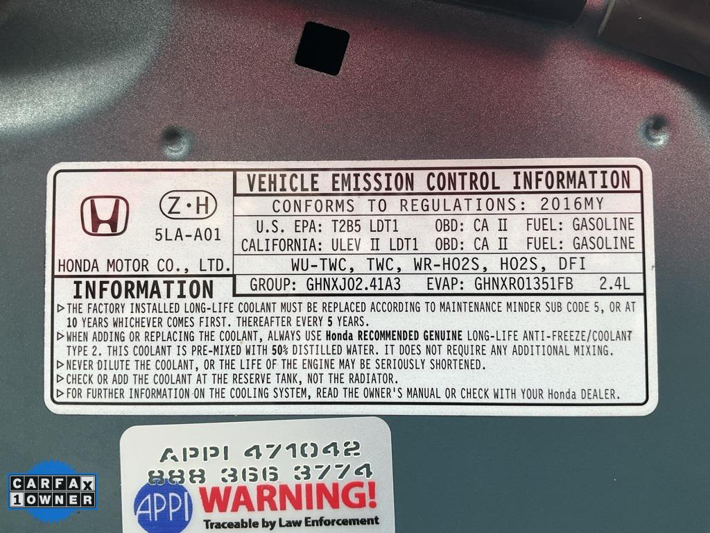 used 2016 Honda CR-V car, priced at $15,500