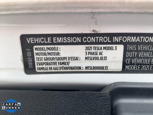 used 2021 Tesla Model 3 car, priced at $15,998