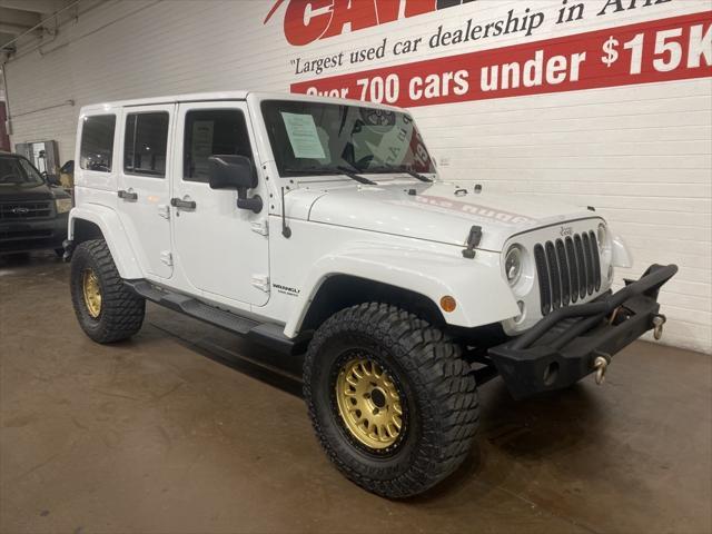 used 2015 Jeep Wrangler Unlimited car, priced at $19,349