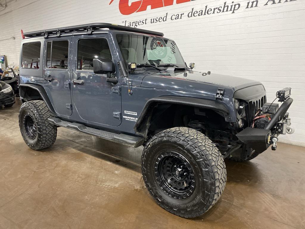 used 2017 Jeep Wrangler Unlimited car, priced at $19,444