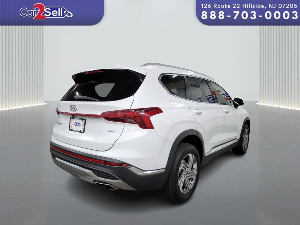 used 2021 Hyundai Santa Fe car, priced at $17,500