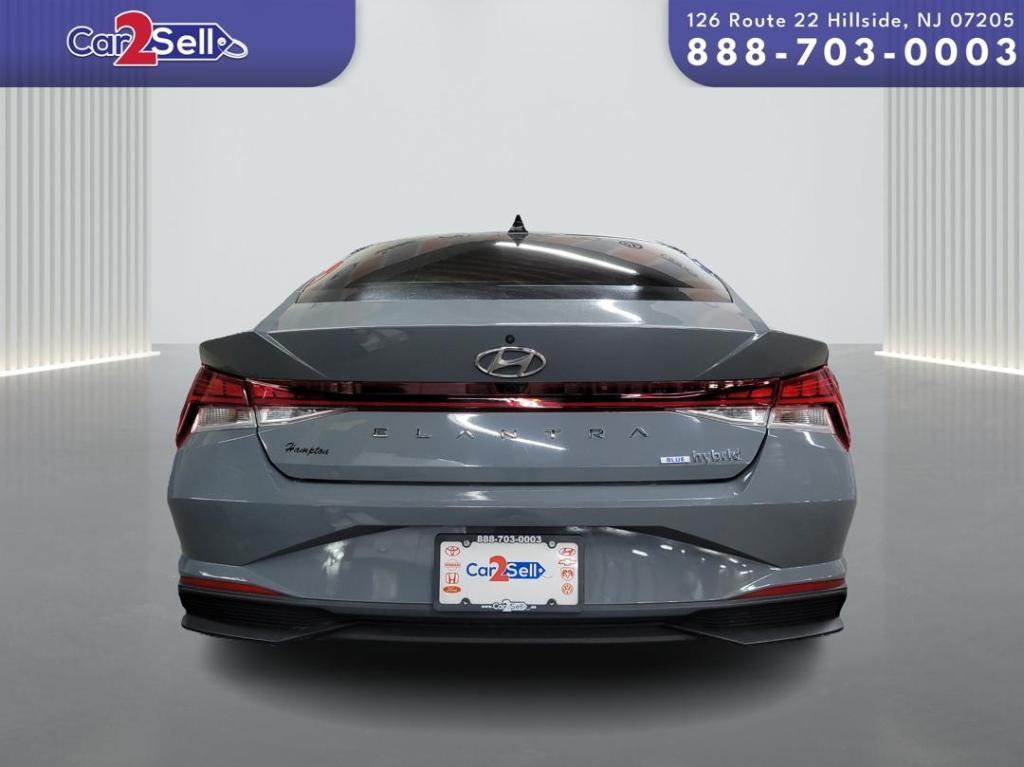 used 2021 Hyundai Elantra HEV car, priced at $14,900