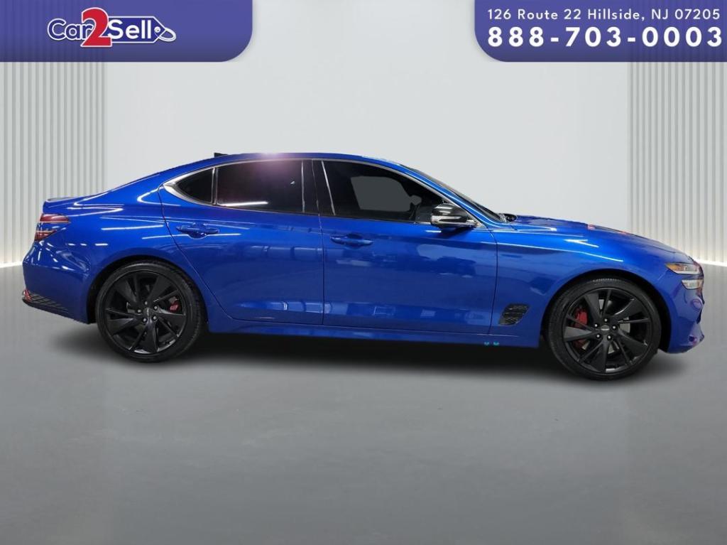 used 2022 Genesis G70 car, priced at $34,900