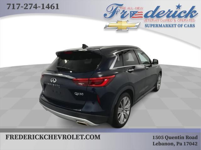 used 2021 INFINITI QX50 car, priced at $29,800