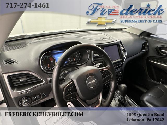 used 2021 Jeep Cherokee car, priced at $22,000