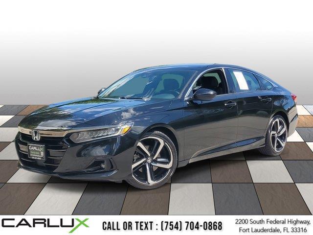 used 2021 Honda Accord car, priced at $14,918