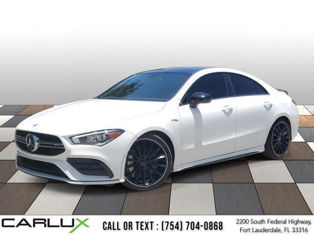 used 2022 Mercedes-Benz AMG CLA 35 car, priced at $26,726