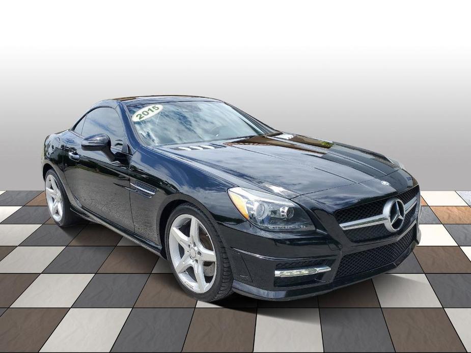 used 2015 Mercedes-Benz SLK-Class car, priced at $13,952