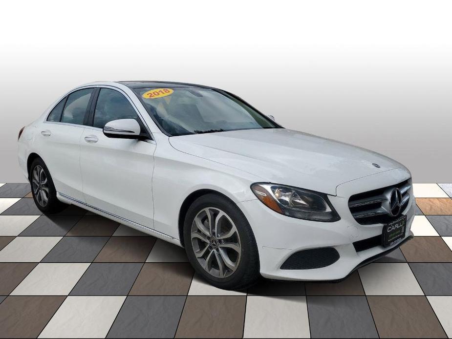 used 2018 Mercedes-Benz C-Class car, priced at $15,726