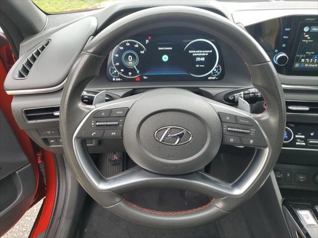 used 2021 Hyundai Sonata car, priced at $14,918