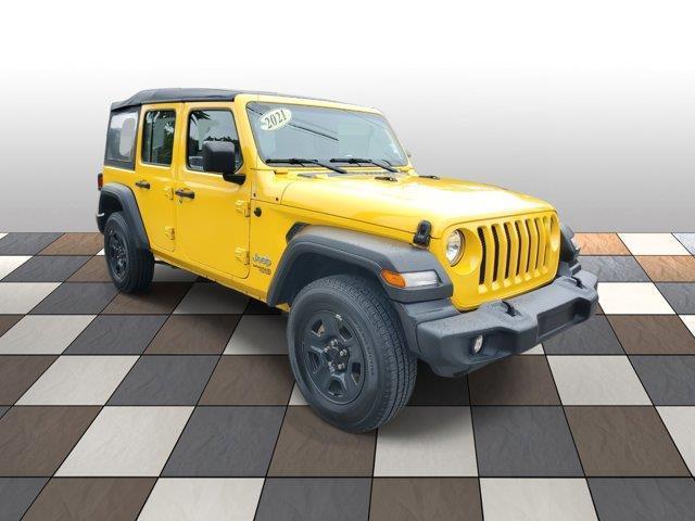 used 2021 Jeep Wrangler Unlimited car, priced at $18,618
