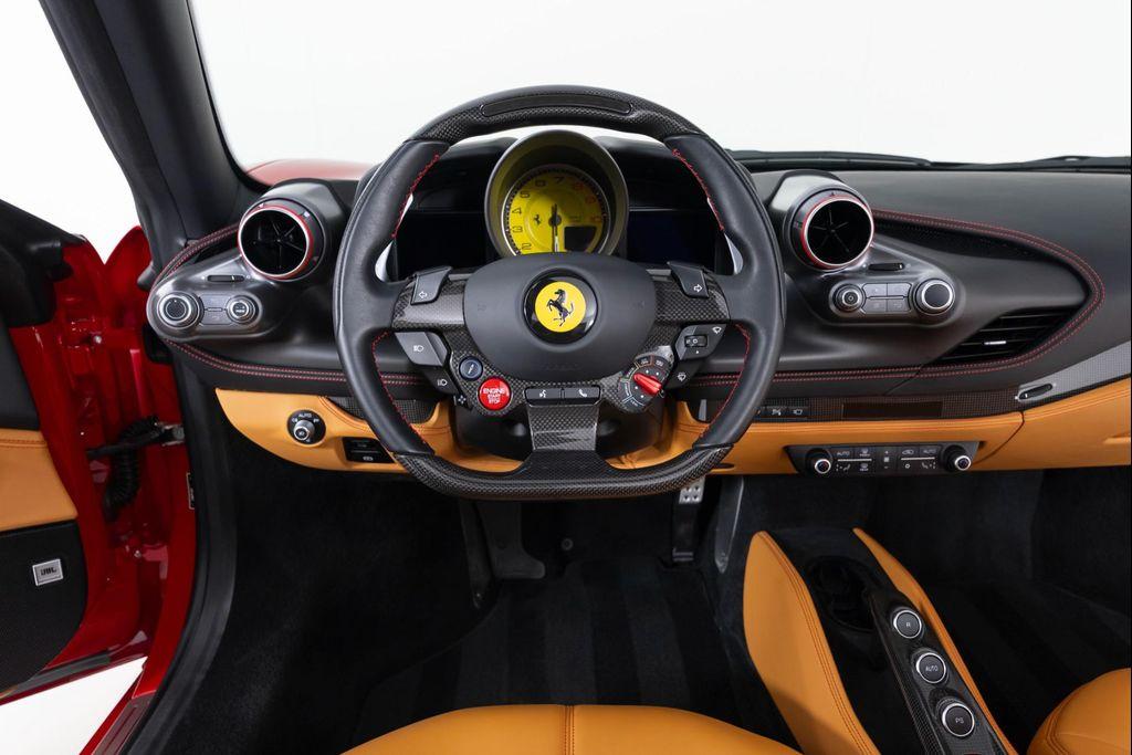 used 2021 Ferrari F8 Spider car, priced at $399,850