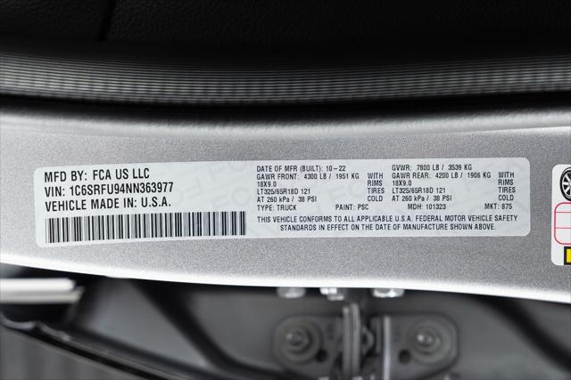 used 2022 Ram 1500 car, priced at $89,990