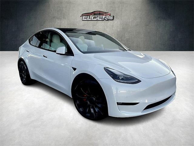 used 2021 Tesla Model Y car, priced at $34,000