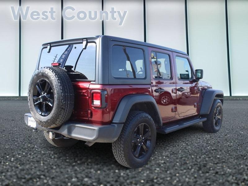 used 2021 Jeep Wrangler Unlimited car, priced at $27,881