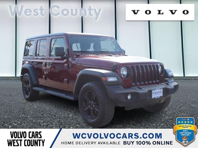 used 2021 Jeep Wrangler Unlimited car, priced at $27,881