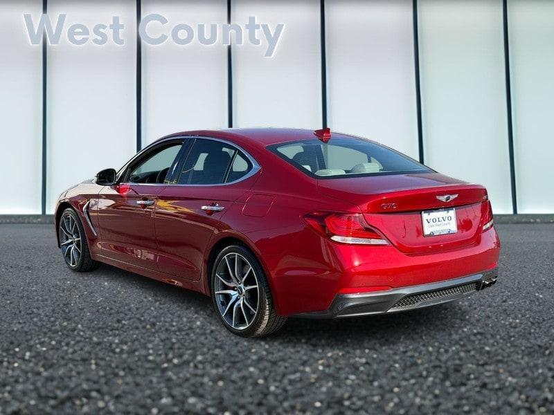 used 2020 Genesis G70 car, priced at $25,000