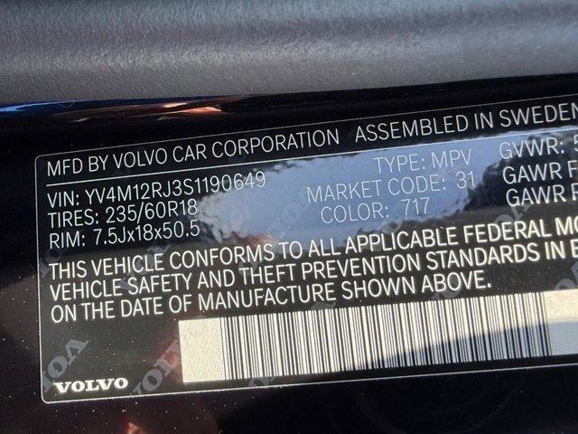 new 2025 Volvo XC60 car, priced at $49,095
