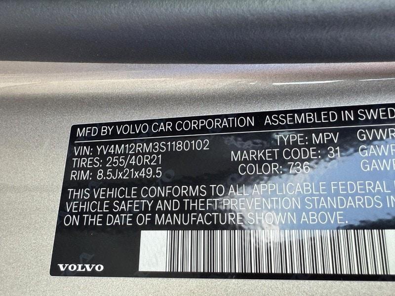 new 2025 Volvo XC60 car, priced at $61,010