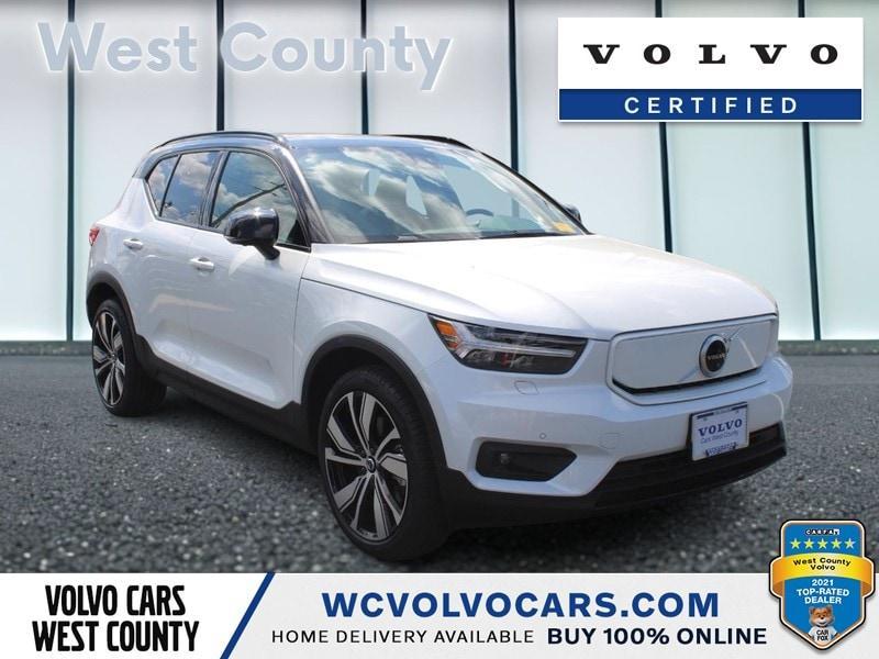 used 2021 Volvo XC40 Recharge Pure Electric car, priced at $29,500