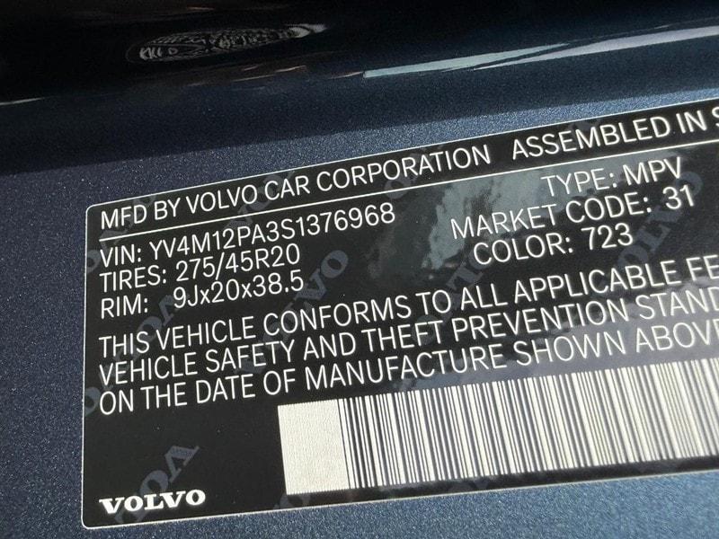 new 2025 Volvo XC90 car, priced at $60,845