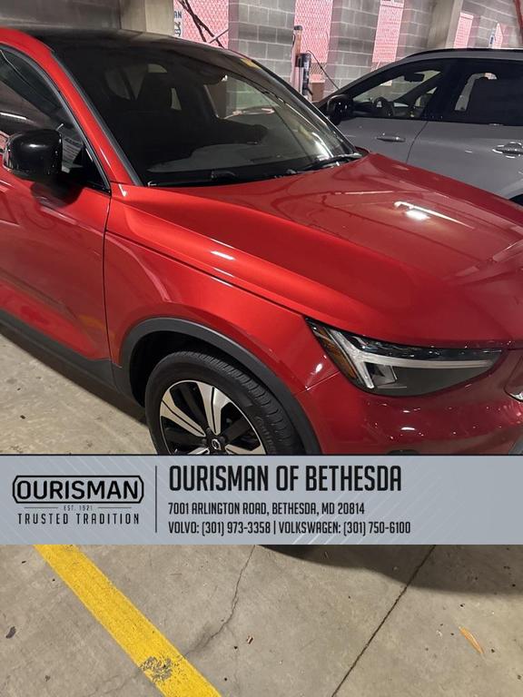 used 2023 Volvo C40 Recharge Pure Electric car, priced at $24,000