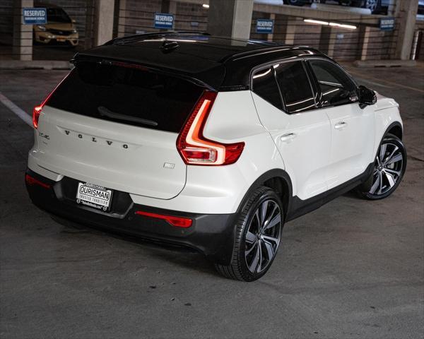 used 2021 Volvo XC40 Recharge Pure Electric car, priced at $26,602