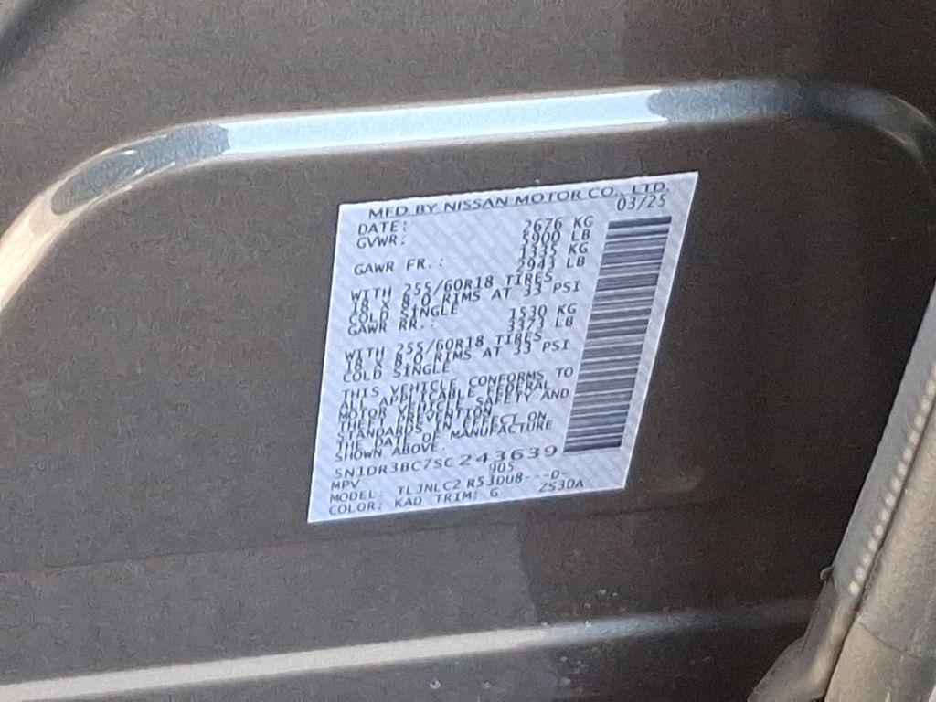 new 2025 Nissan Pathfinder car, priced at $44,445