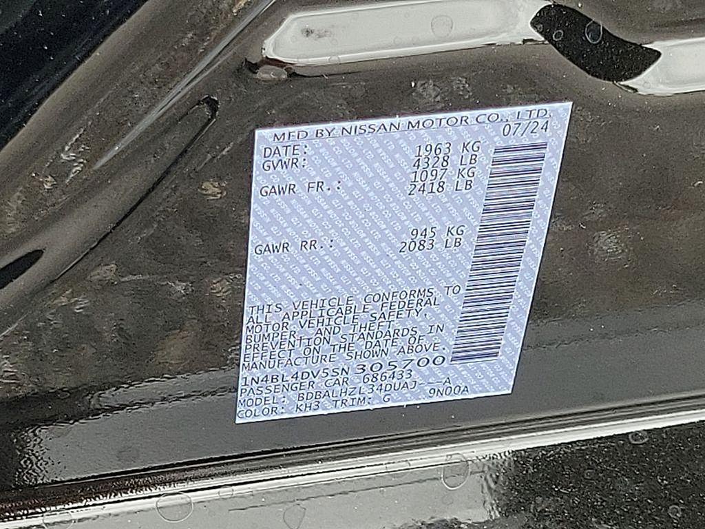 new 2025 Nissan Altima car, priced at $31,765