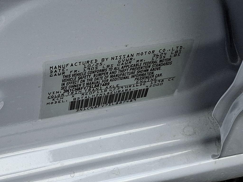 new 2025 Nissan Versa car, priced at $23,750