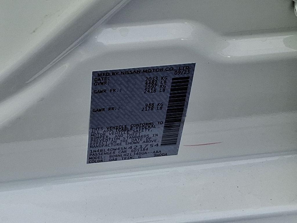 new 2025 Nissan Altima car, priced at $32,280