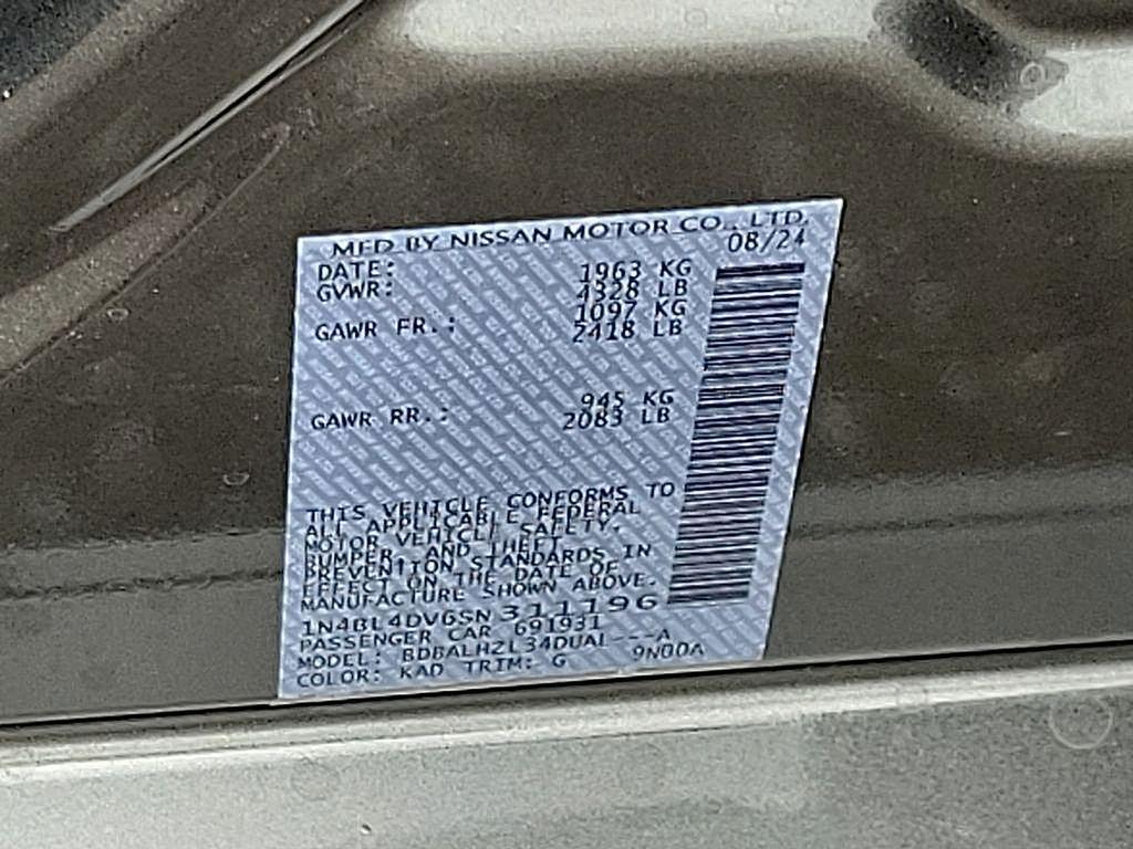 new 2025 Nissan Altima car, priced at $30,465