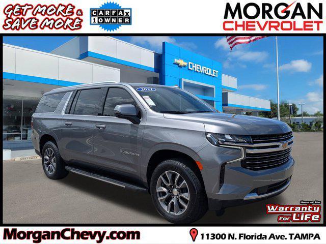used 2021 Chevrolet Suburban car, priced at $39,831