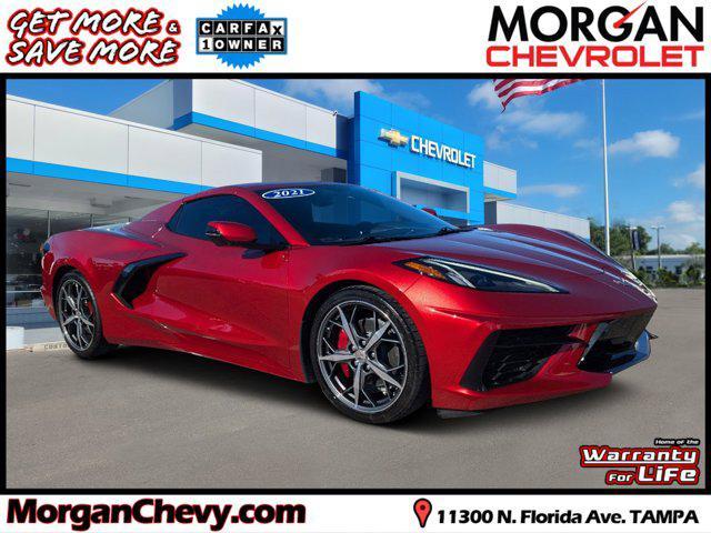 used 2021 Chevrolet Corvette car, priced at $68,991