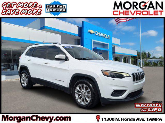 used 2019 Jeep Cherokee car, priced at $15,491