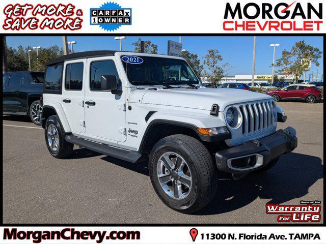 used 2021 Jeep Wrangler Unlimited car, priced at $32,991