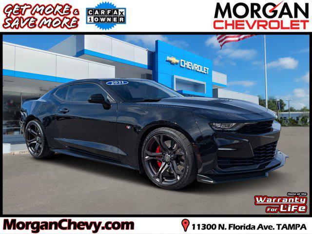 used 2021 Chevrolet Camaro car, priced at $45,991