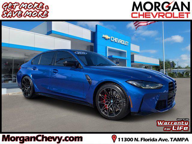 used 2022 BMW M3 car, priced at $72,991