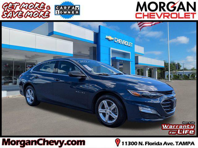 used 2022 Chevrolet Malibu car, priced at $16,584