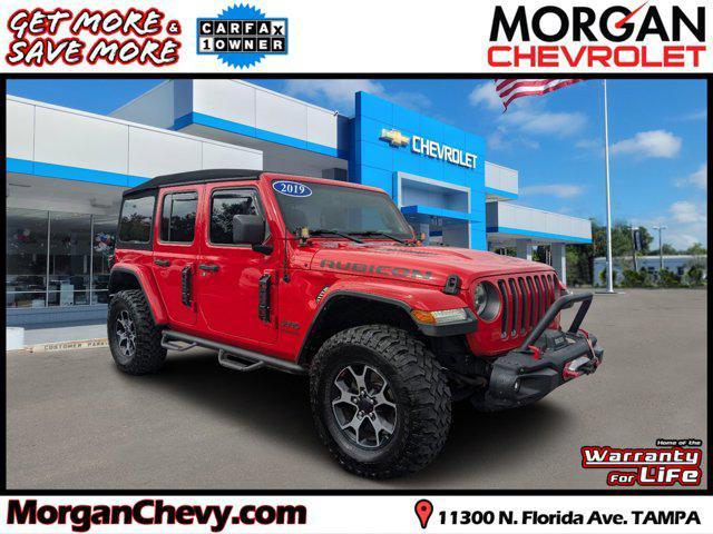 used 2019 Jeep Wrangler Unlimited car, priced at $30,591